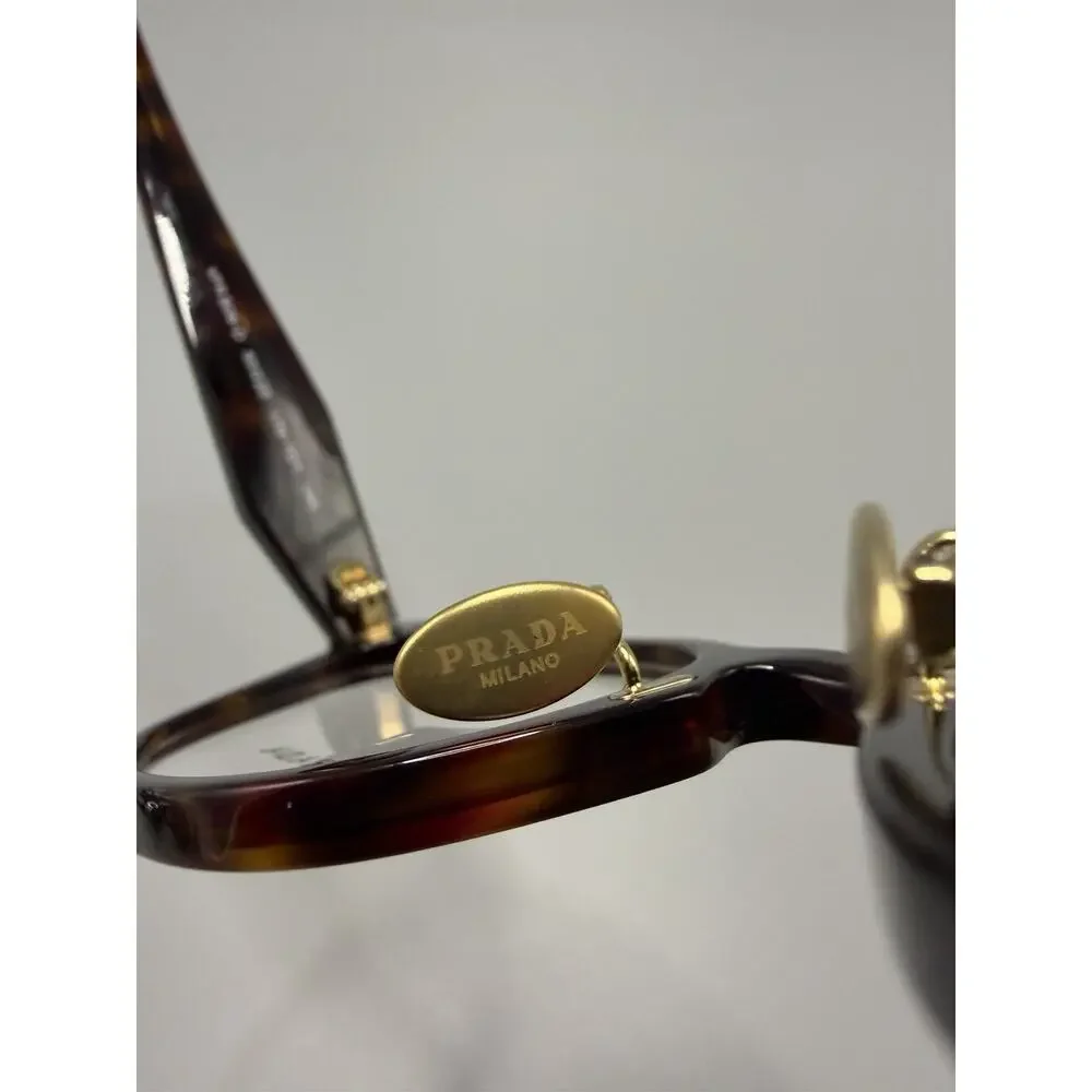 Prada PR B06VD Women’s Eyeglasses 17N1O1 Tortoise 50-20-145 Made Italy
